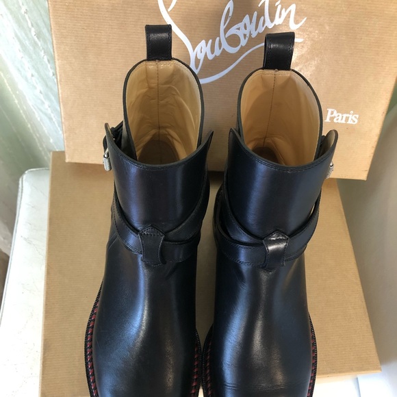 Authentic Louboutin black leather Chelsea boot size - Picture 16 of 16